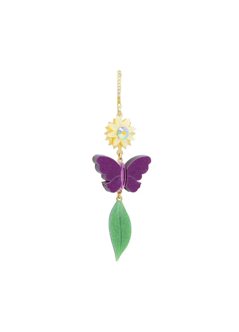 Aro Flora de Kiwipomelo con girasol y mariposa